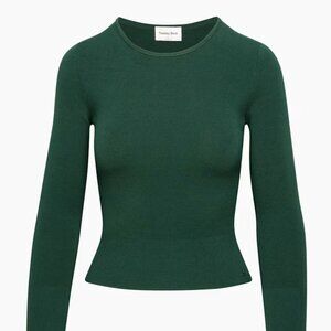 NWT Aritzia SUNDAY BEST Blanca Sweater Scarab Green M